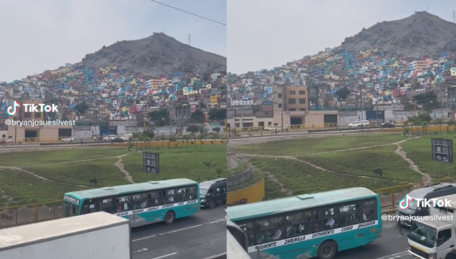 Confunde el Cerro San Cristóbal con las favelas brasileñas y se vuelve viral: 