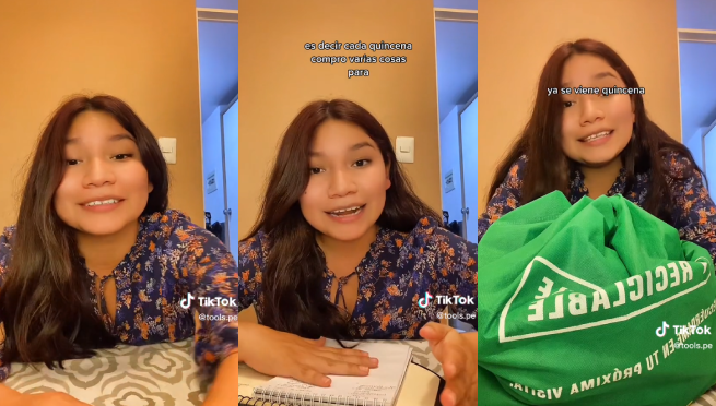 Joven revela que gasta 300 soles mensuales en comida y no le creen: 'Fácil come arroz con huevo' | VIDEO