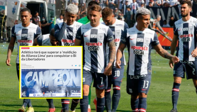 Medio brasileño se asusta por la 'maldición de Alianza Lima' en la Copa Libertadores | VIDEO