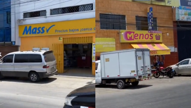 Emprendedor peruano inaugura su minimarket Menos frente a una tienda Mass: 'Frío de fríos'