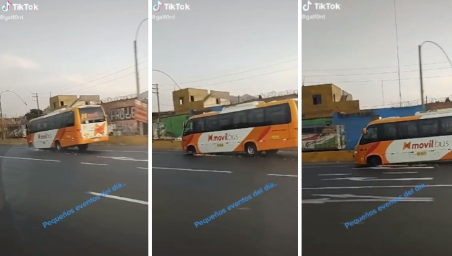 Chofer peruano maneja un bus sin una llanta y se vuelve viral: “Pequeños eventos”