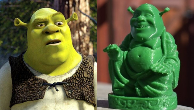 Mujer le rezó por 4 años a Shrek pensando que era una versión verde de buda