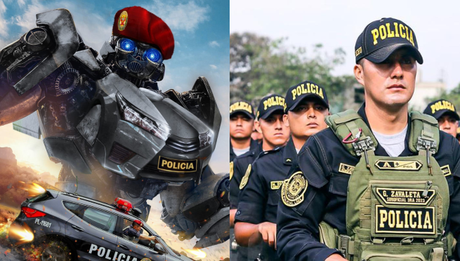 Policía se suma a la fiebre de los “Transformers”, pero los trolean cruelmente: “Los Coimatron”