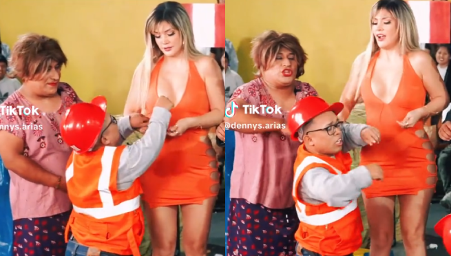 “Chikiplum” recibe tremendo golpe de Claudia Serpa por tocarla en un lugar indebido