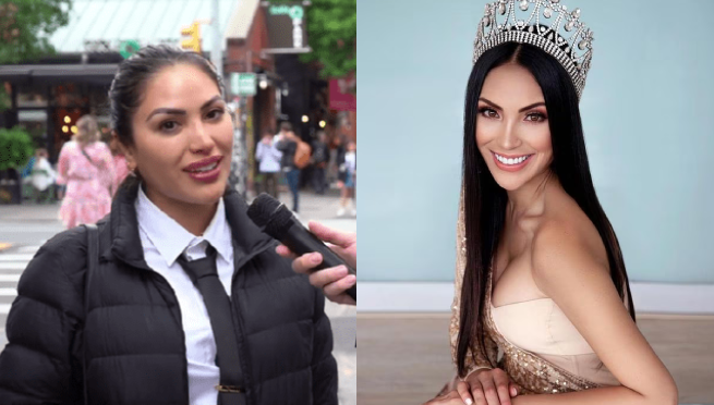 Lesly Reyna, ex Miss Perú, revela que trabaja como mesera en New York y fans la apoyan