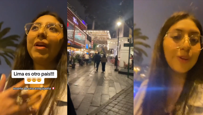 Arequipeña visita por primera vez Miraflores y queda impactada: “Es otro mundo”