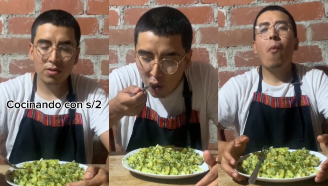 Peruano prepara un menú con 2 soles y sorprende a miles: “Al fin un tutorial para vivir”