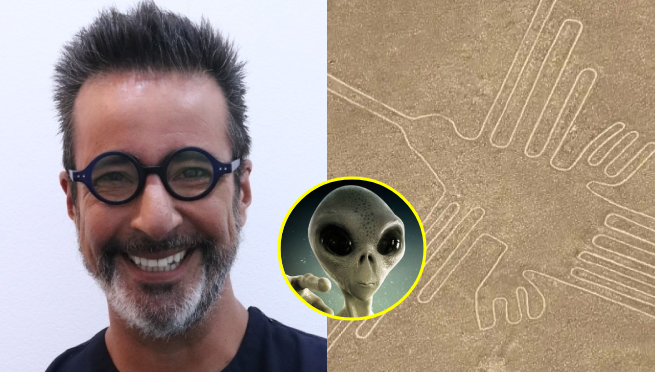 Carlos Carlín causa polémica por insinuar que extraterrestres hicieron las líneas de Nazca: “Qué palta”