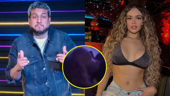 Mayra Goñi y Ricardo Mendoza de 'Hablando Huevadas' son captados besándose en discoteca