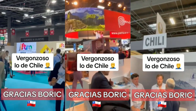 Chilena decepcionada con stand de su país en feria de turismo: “Vergonzoso”