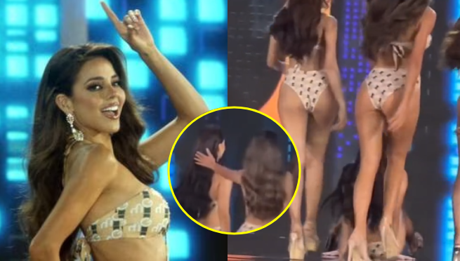 Luciana Fuster tuvo noble gesto con Miss Ucrania que se cayó en el Miss Grand Internacional