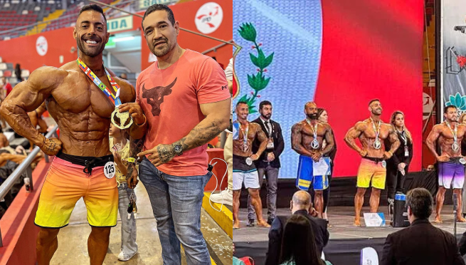 Sebastián Lizarzaburu se consagró campeón del Sudamericano de Fisicoculturismo: “Es un sueño hecho realidad”