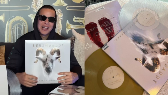 Daddy Yankee causa furor tras lanzar disco de vinilo de su álbum 'Legendaddy' | VIDEO