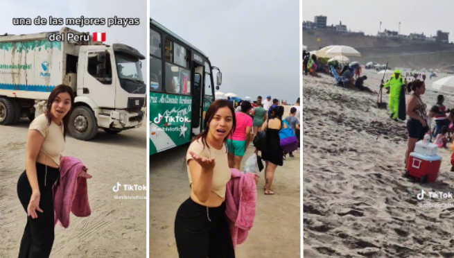 Venezolana queda impactada por lo limpia que esta la playa Punta Hermosa | VIDEO