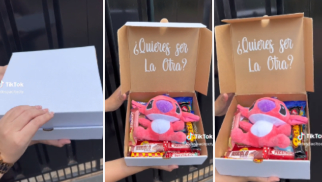 Hombre causa furor por su peculiar regalo romántico para una mujer: 