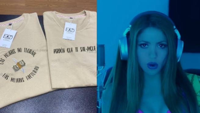 Emprendimiento es viral por vender polos de la canción de Shakira: 'Perdón que te sal-pique' | VIDEO