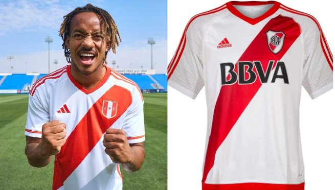 Hinchas critican nueva camiseta de Perú por copiarse de River: 'Solo le cambiaron el escudo' | VIDEO