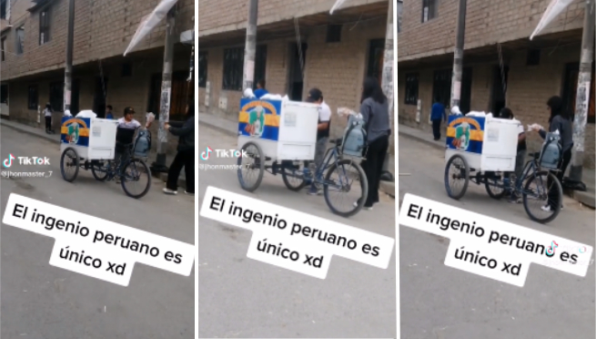 Emprendedor peruano usa la imagen de Don Ramón para vender churros en su barrio | VIDEO