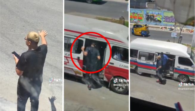 Peruano graba técnica de ladrón para robar celulares en combis y se vuelve viral: 