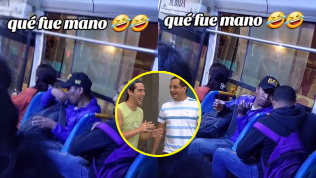 Pasajeros se ponen a tomar en pleno bus y asombran a pasajeros: “¿Serán Pepe y Tito?”