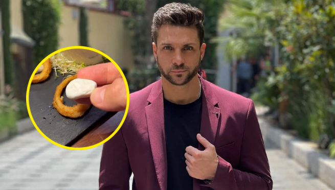 Nicola Porcella sirve ceviche con piedras en su restaurante en México y lo critican: “Jamás se pone eso”