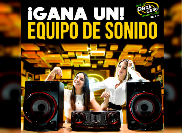 Gana un equipo de Sonido