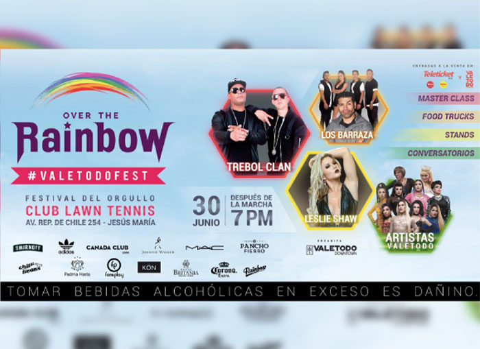 Ganadores de entradas para Over The Rainbow