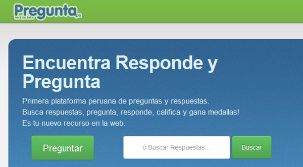 Pregunta.pe propone interacción con los usuarios