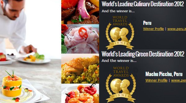 Perú es elegido como Mejor Destino Culinario del Mundo en los WTA