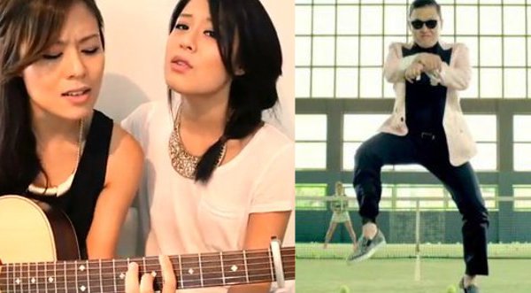 Video: Gemelas hacen cover acústico del Gangnam Style