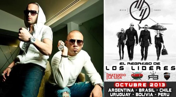 Wisin y Yandel preparan gira por Sudamérica