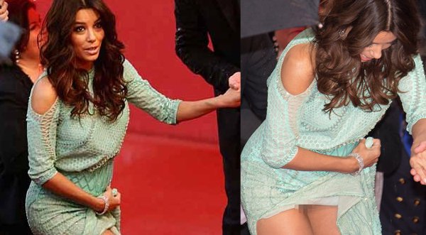 Foto: ¡Upps…! Eva Longoria mostró de más en Festival de Cannes