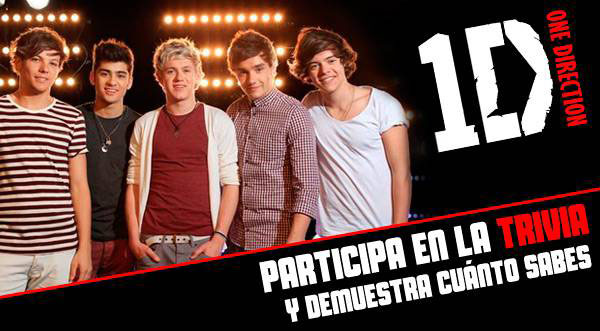 ¿ERES UNA DIRECTIONER? ENTONCES ESTA TRIVIA ES PARA TI