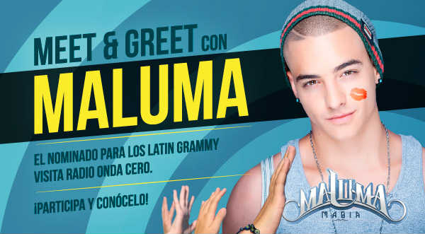 ¿Quieres conocer a Maluma? Onda Cero lo trae para ti