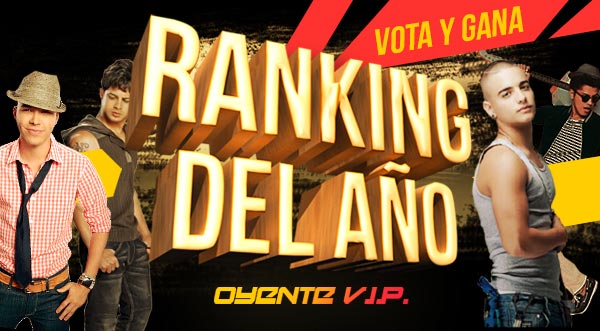 Vota en el Ranking del año y se un oyente V.I.P