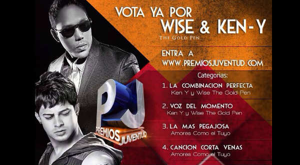 Ken Y es nominado a los ‘Premios Juventud 2014’