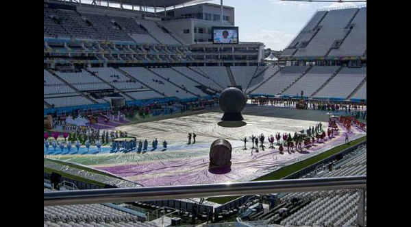 Se filtran imágenes de la inauguración de Brasil 2014