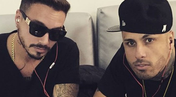 ¡Lo agarra de punto! Checa cómo Nicky Jam imita a J Balvin- VIDEO