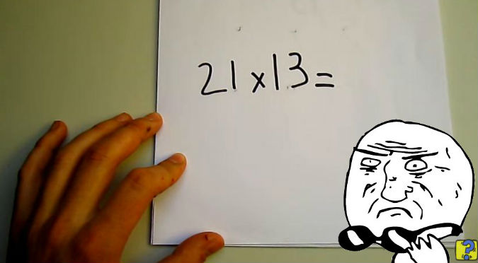 ¡Vas a odiar al profe de ‘mate’! Mira esta simple forma de multiplicar – VIDEO