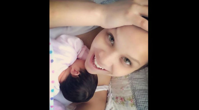 ¡Demasiada dulzura! Mira el tierno video de Maia la hija de Andrea San Martín