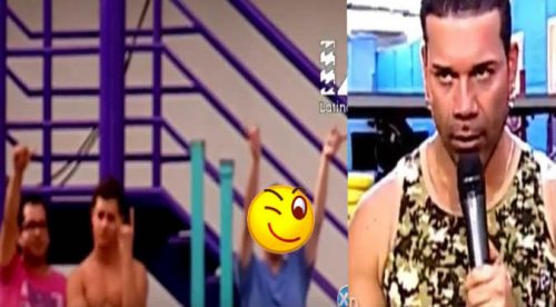 ¡No el importó nada! Participante de ‘Los Reyes del Playback’ hizo gesto obsceno en ‘Verano Extremo’  (VIDEO)