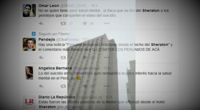 ¡ATERRADOR! Dross descubrió esto en el video del suicidio del Hotel Sheraton – VIDEO