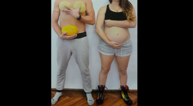 ¡Felicidades! Pareja de excombatientes esperan su primer hijo (FOTOS)