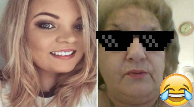 Facebook:  Publicó una fotografía y su abuela la troleo así