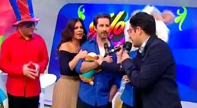 ¡Asuuu! Gian Piero Díaz regresó a Hola a Todos y ¿humilló a Sandra Arana? (VIDEO)