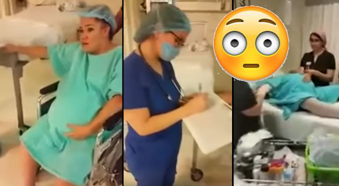 YouTube: Enfermeras hicieron ‘Mannequin Challenge’ en pleno parto