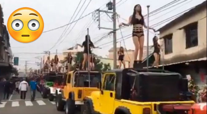 Facebook:  Contraron más de 50 strippers para acompañar el funeral de un político – VIDEO