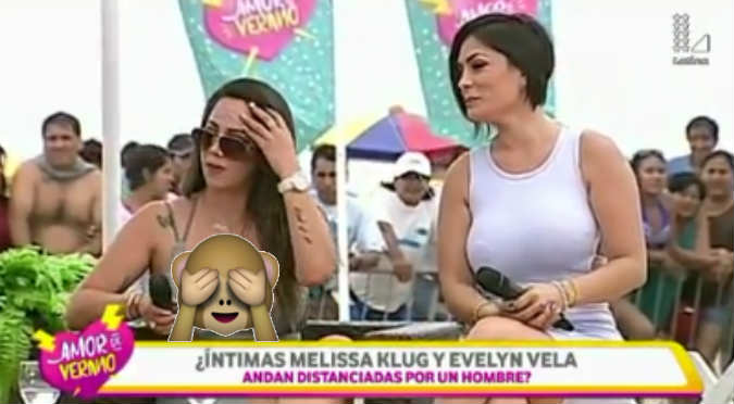 ¡Se le vio todo! Melissa Klug muestra de más en vivo (VIDEO)