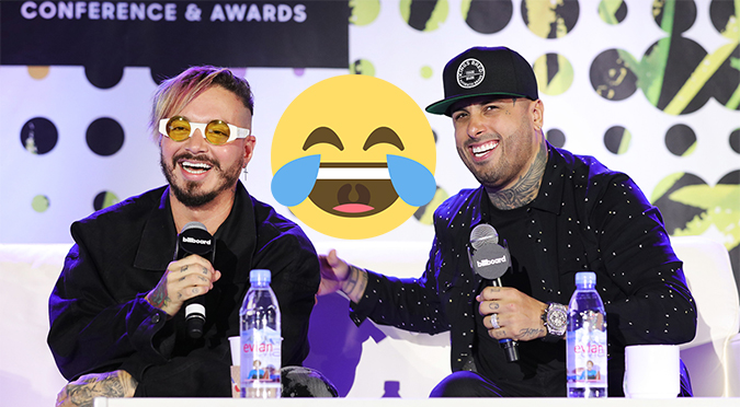 ¡Qué feo! Nicky Jam y J Balvin se burlan de Justin Bieber