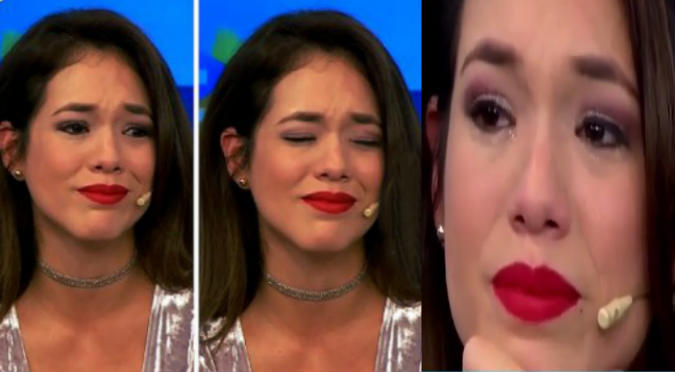 ¡Conmovedor! Jazmín Pinedo lloró en vivo al recibir esta llamada (VIDEO)